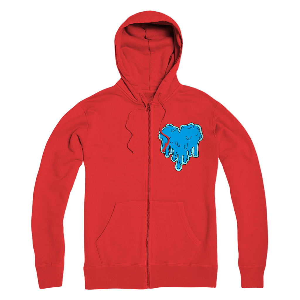 benzo heart Premium Adult Zip Hoodie