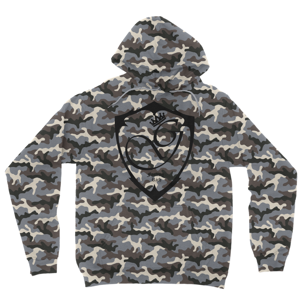 Feeling rich Camouflage Adult Hoodie