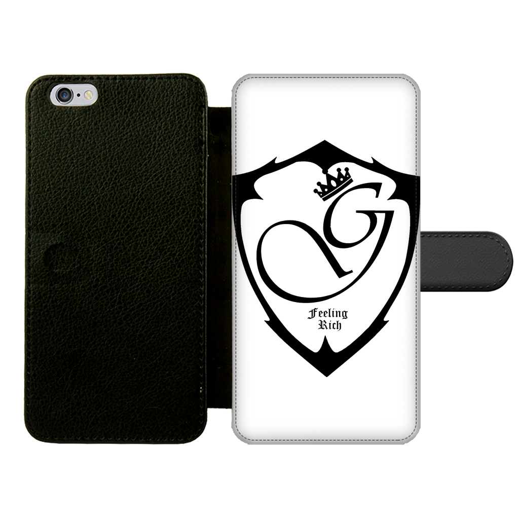 Feeling rich Front Printed Wallet Cases