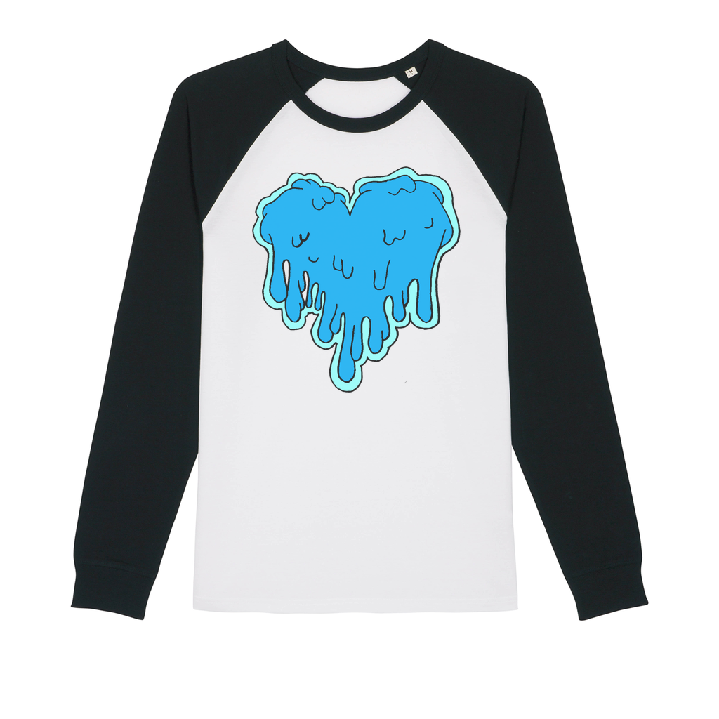 benzo heart Premium Raglan Long Sleeve Shirt