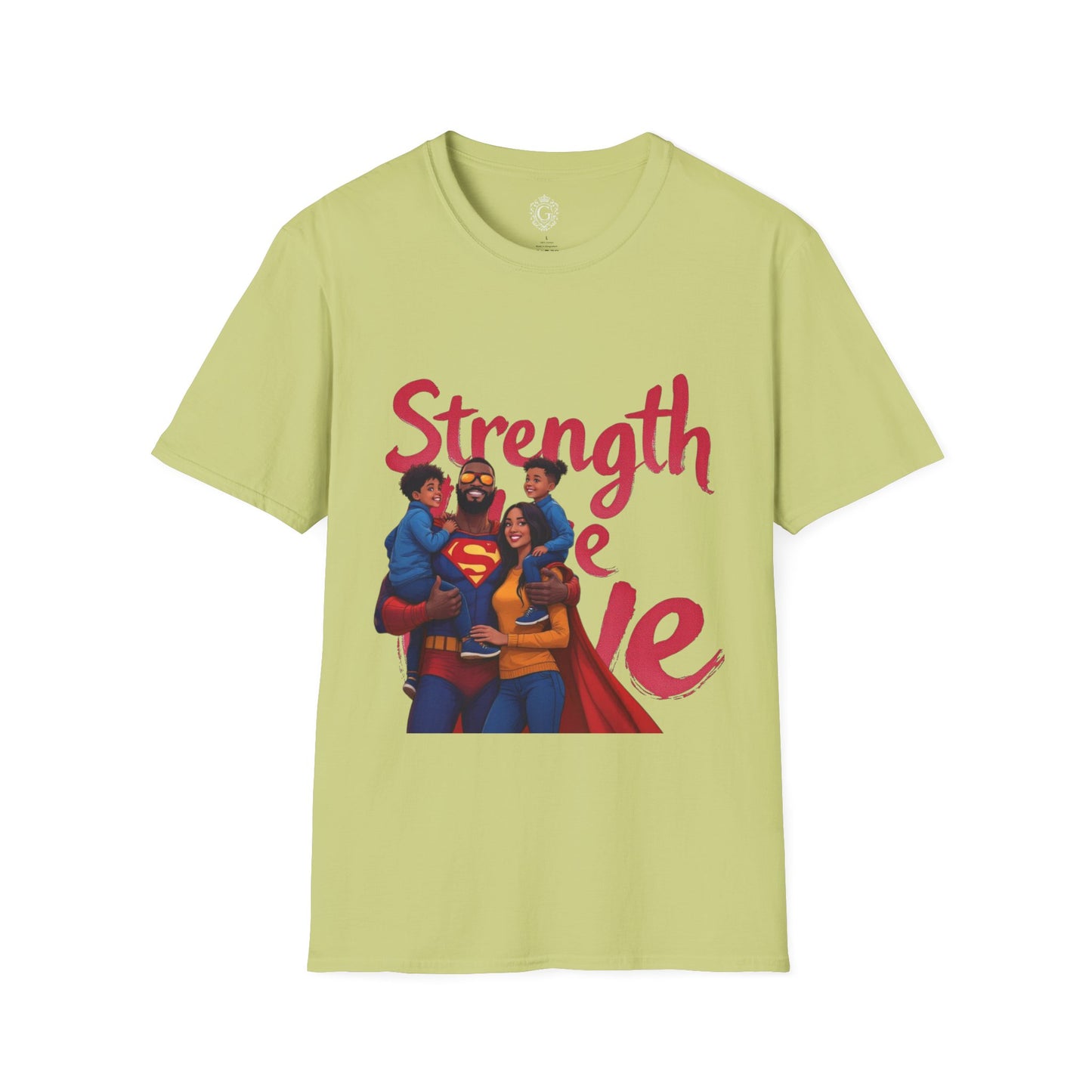 Superhero Family Strength Unisex Softstyle T-Shirt