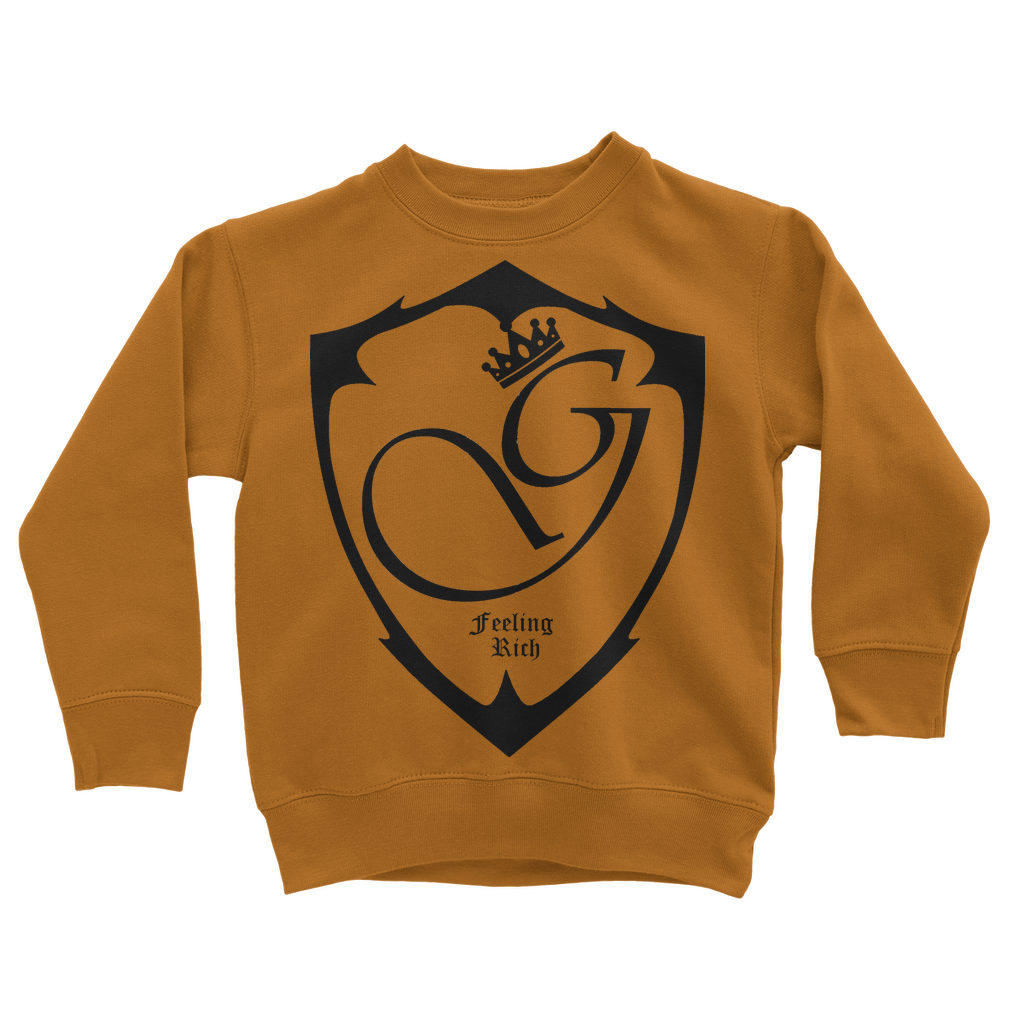 Feeling rich Classic Kids Sweatshirt