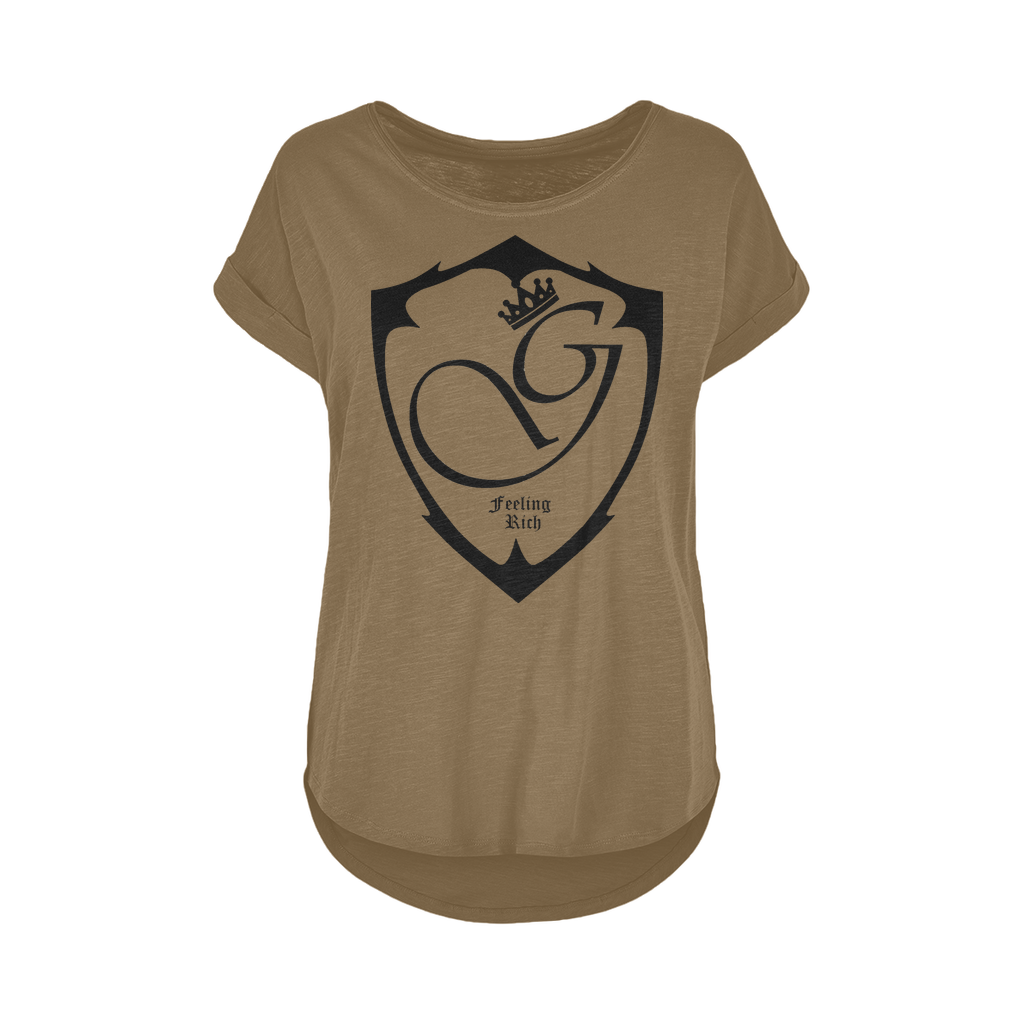 Feeling rich Women's Long Slub T-Shirt XS-5XL