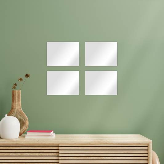 benzo heart Rectangle Wall Tiles Set of 4