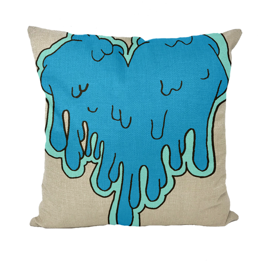 benzo heart Throw Pillow with Insert
