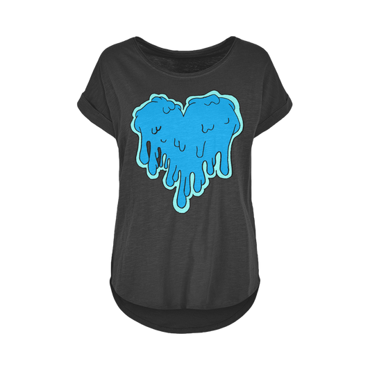 benzo heart Women's Long Slub T-Shirt XS-5XL