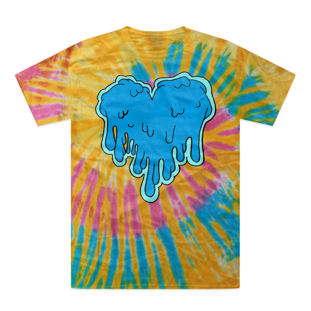 benzo heart Tie-Dye T-Shirt