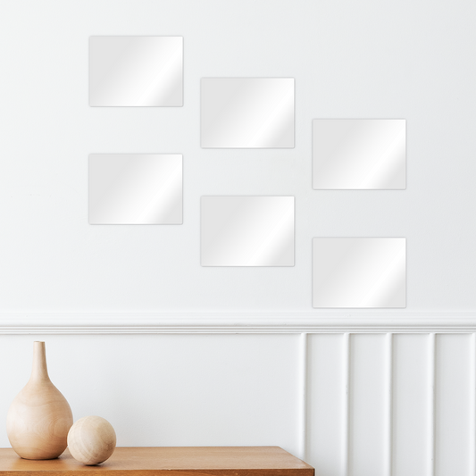 benzo heart Rectangle Wall Tiles Set of 6