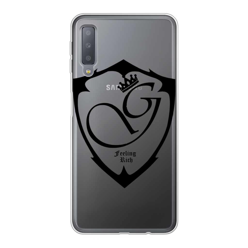 Feeling rich Back Printed Transparent Soft Phone Case
