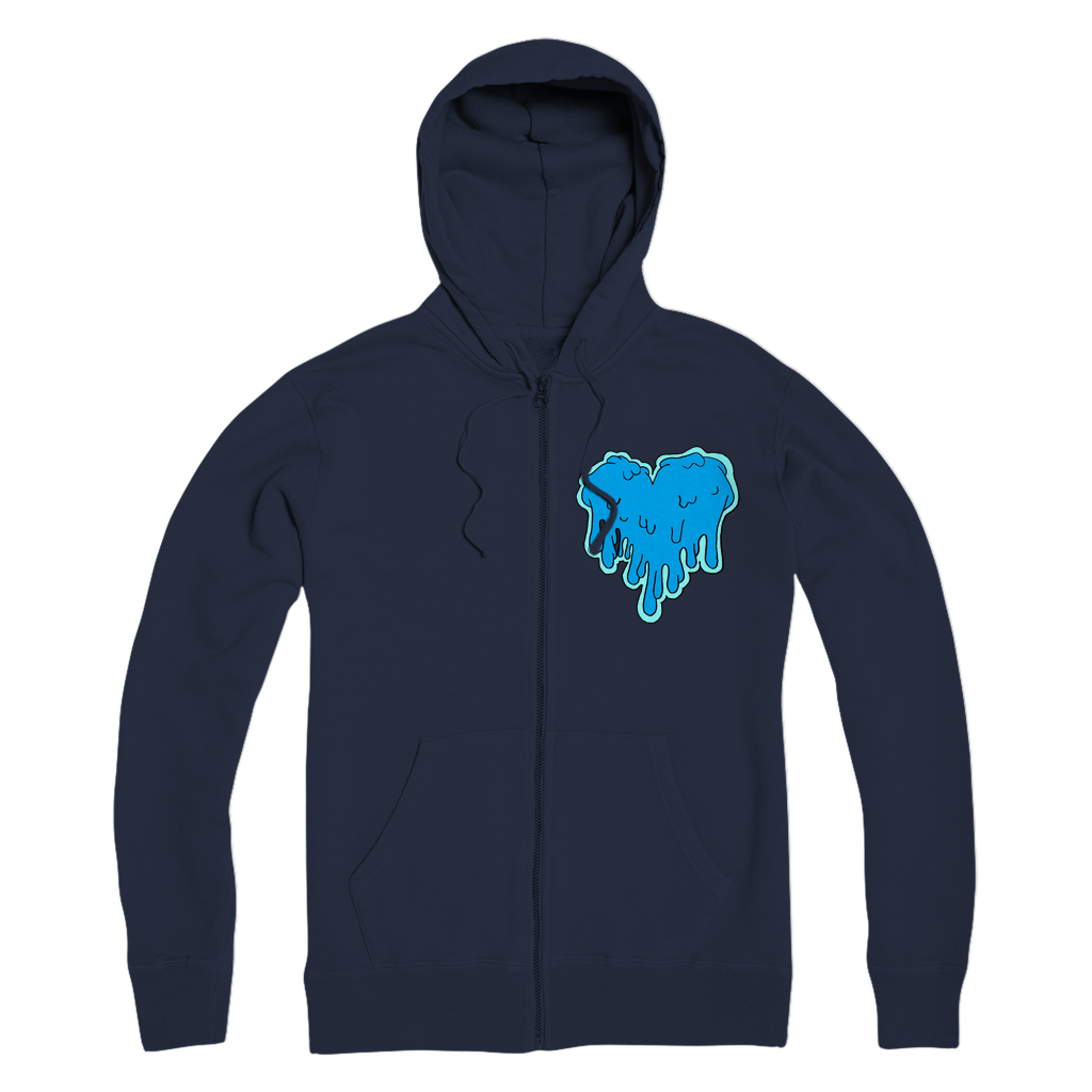 benzo heart Premium Adult Zip Hoodie