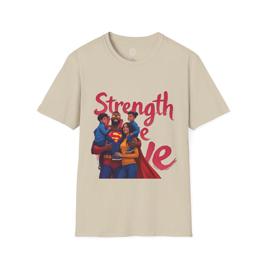 Superhero Family Strength Unisex Softstyle T-Shirt