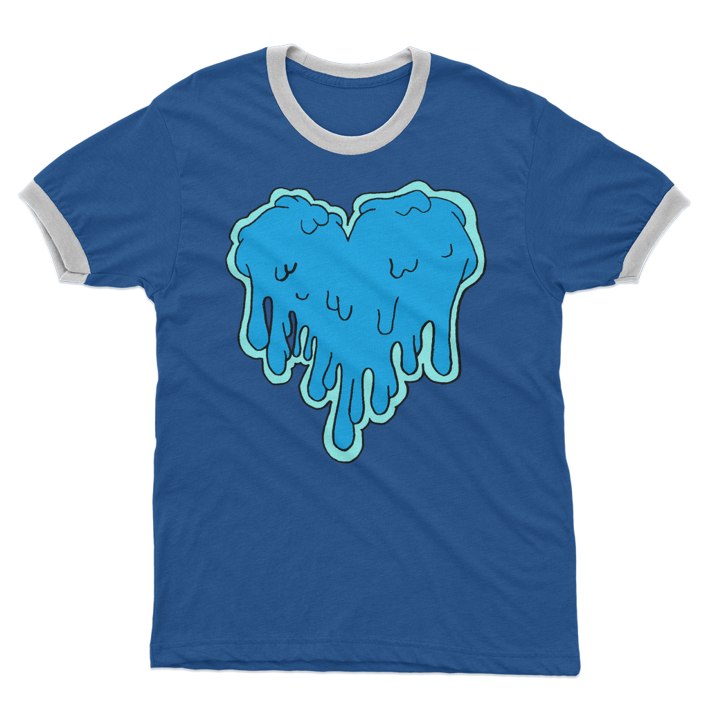 benzo heart Adult Ringer T-Shirt
