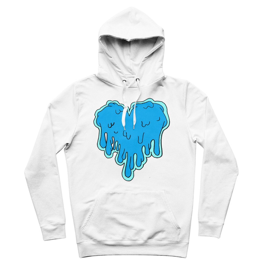 benzo heart 100% Organic Cotton Hoodie