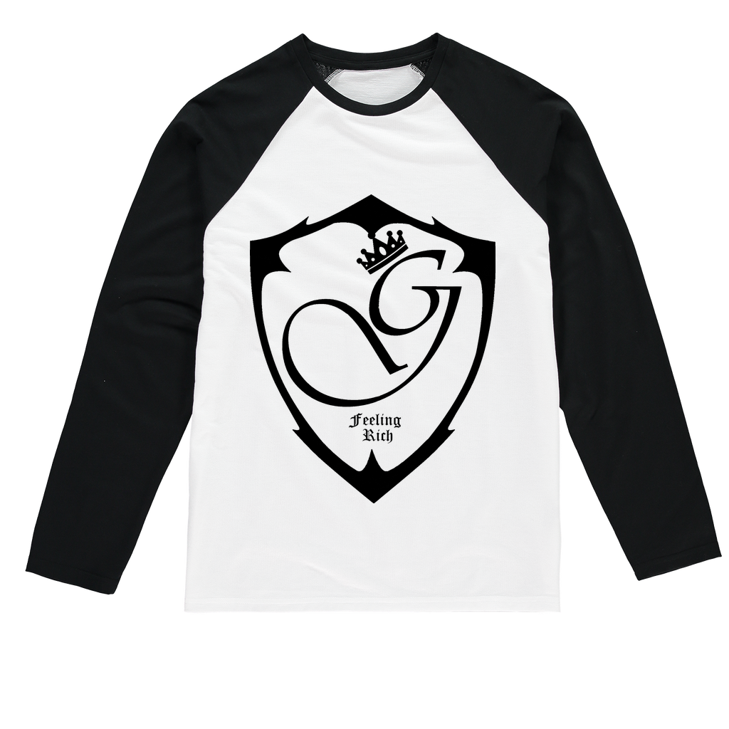 Feeling rich Sublimation Baseball Long Sleeve T-Shirt
