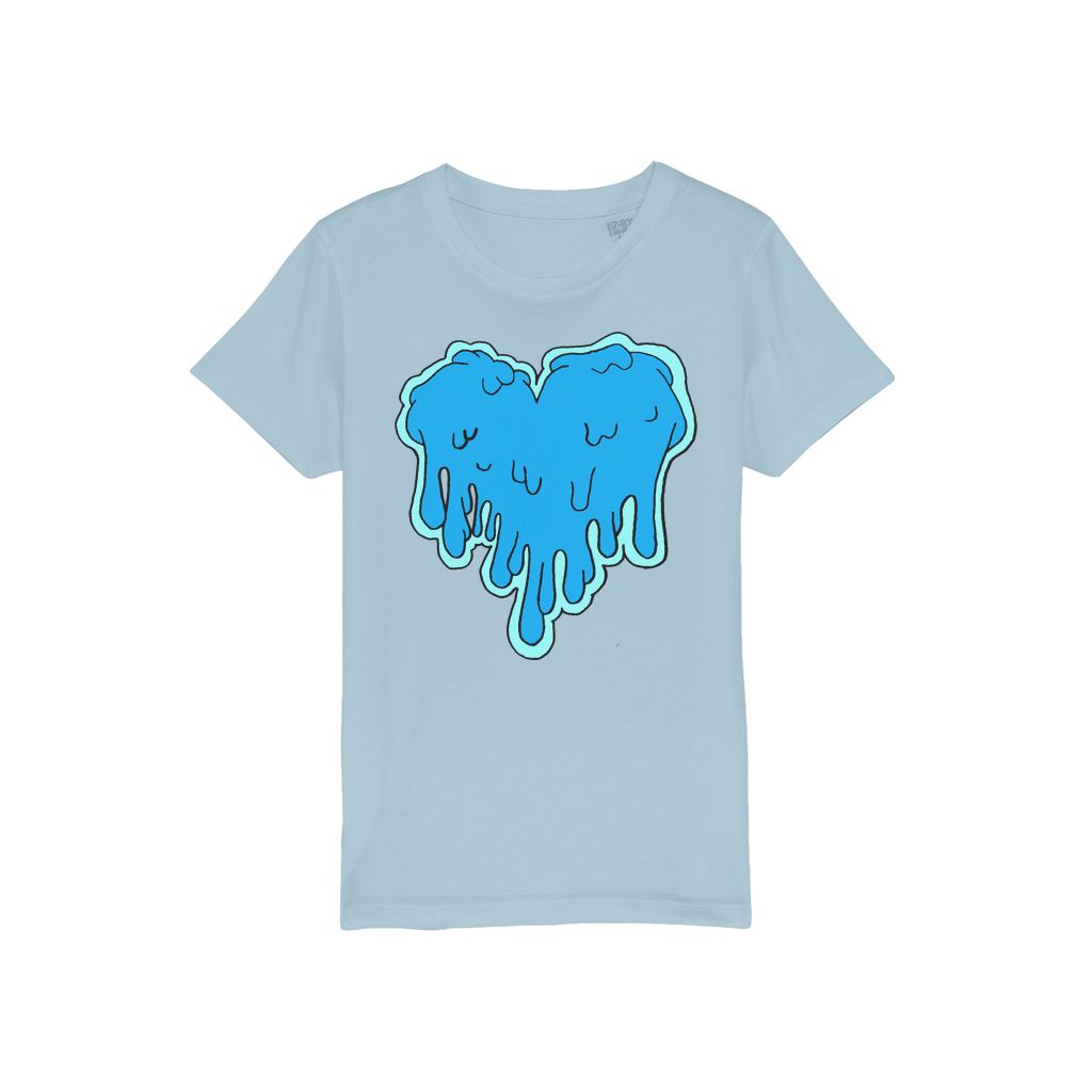 benzo heart Organic Jersey Kids T-Shirt