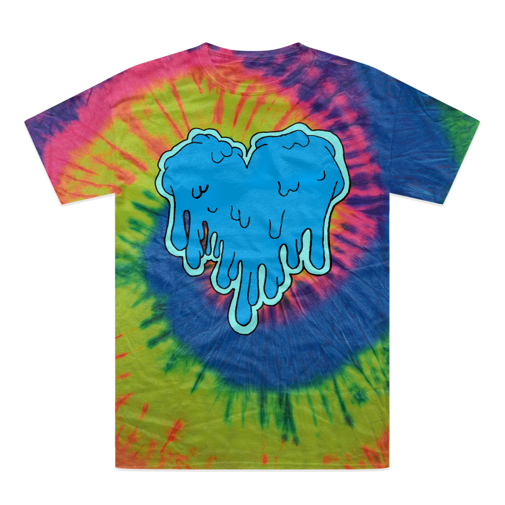 benzo heart Tie-Dye T-Shirt