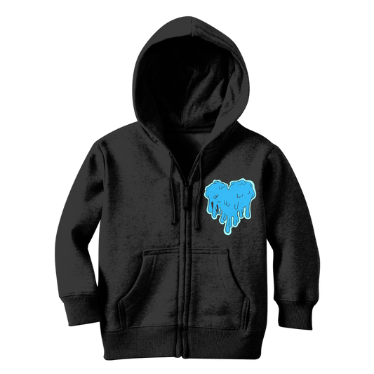 benzo heart Classic Kids Zip Hoodie