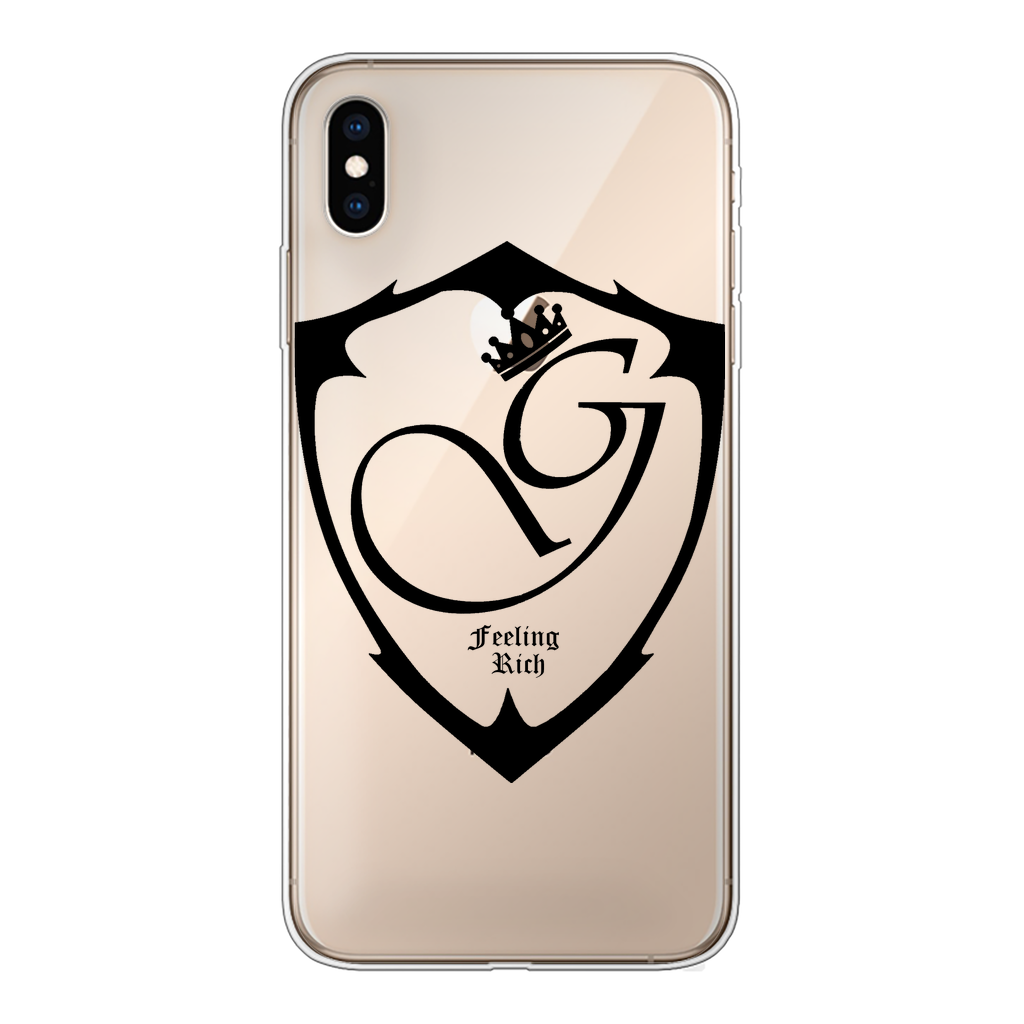 Feeling rich Back Printed Transparent Soft Phone Case