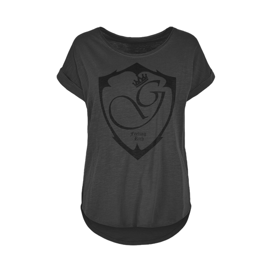 Feeling rich Women's Long Slub T-Shirt XS-5XL
