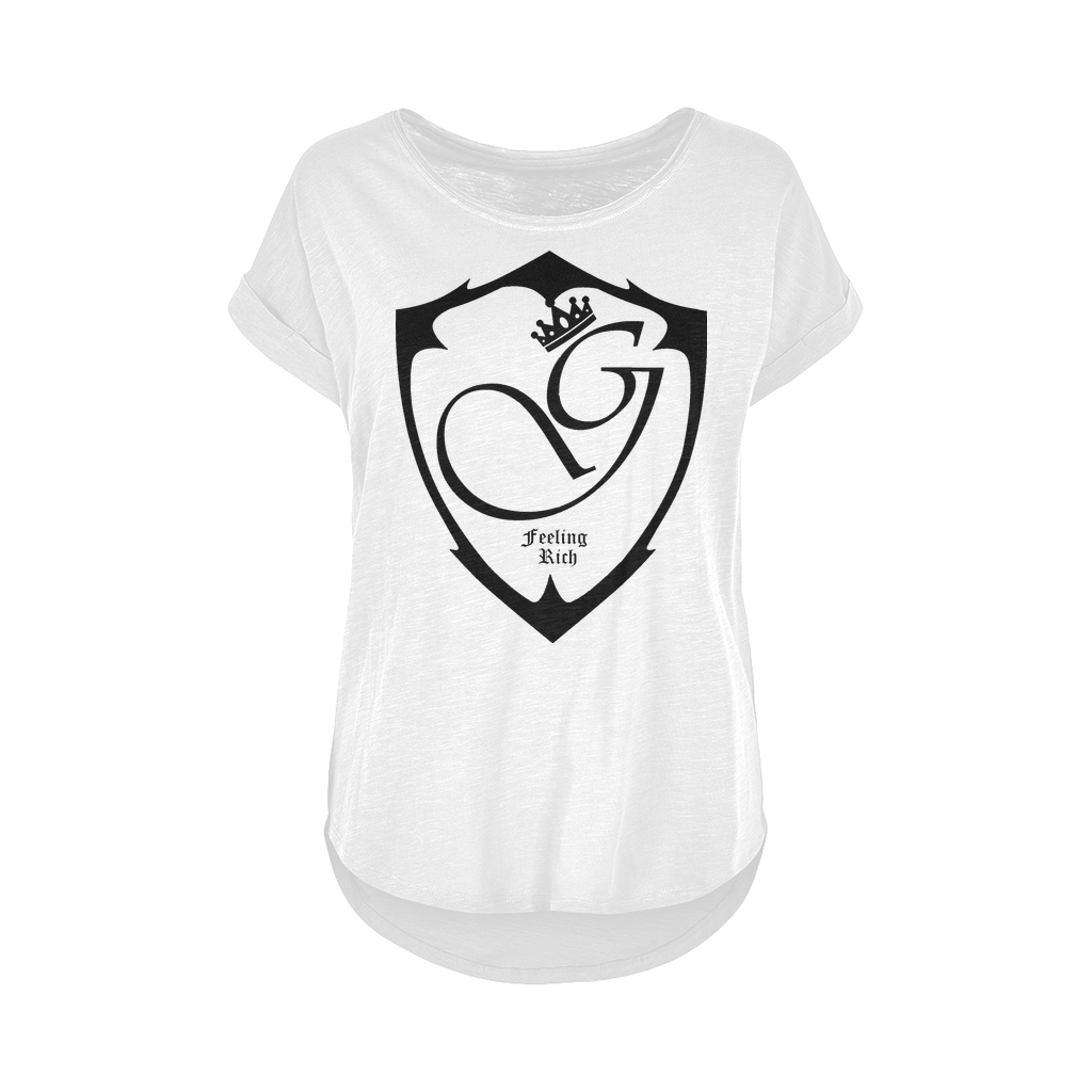 Feeling rich Women's Long Slub T-Shirt XS-5XL