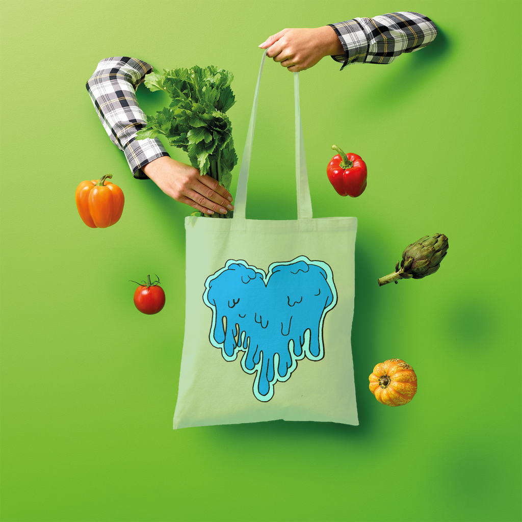 benzo heart Shopper Tote Bag