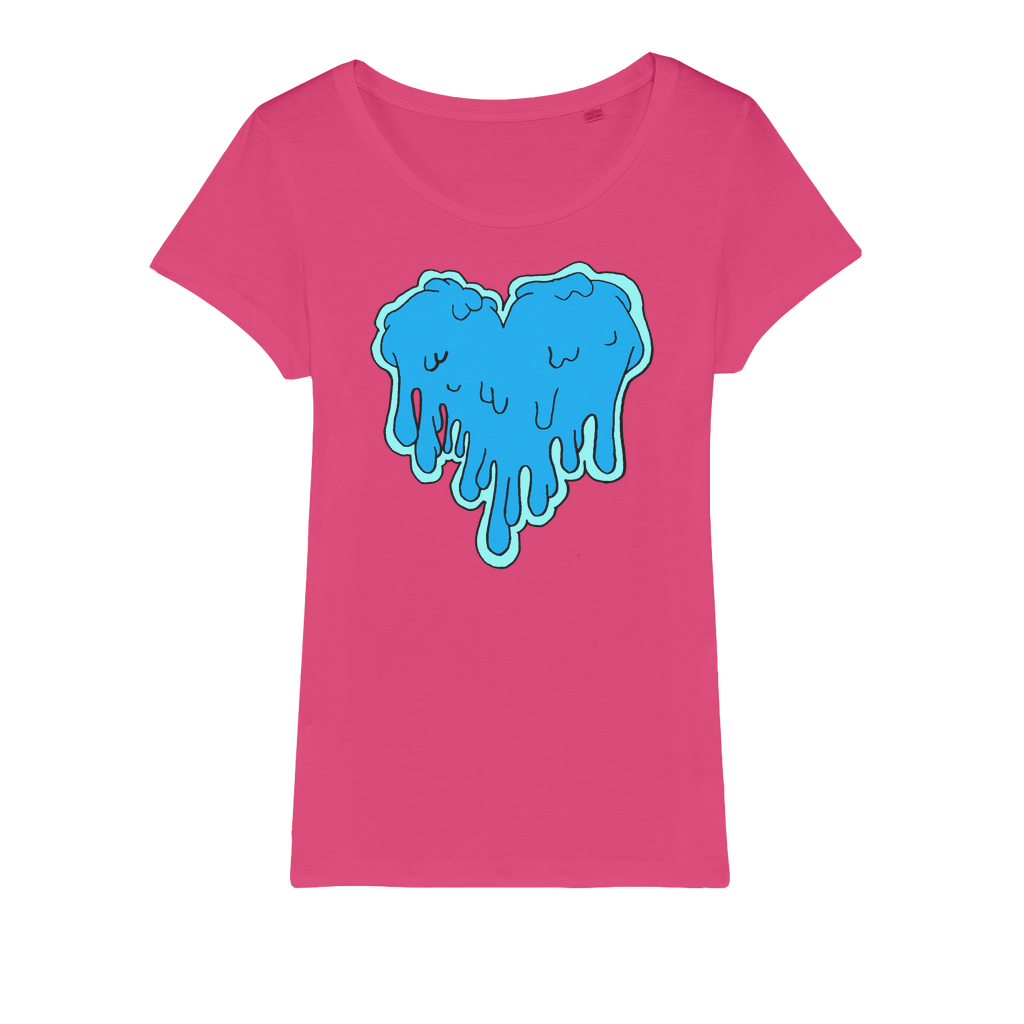benzo heart Organic Jersey Womens T-Shirt