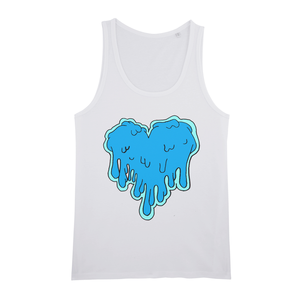 benzo heart Organic Jersey Unisex Tank Top