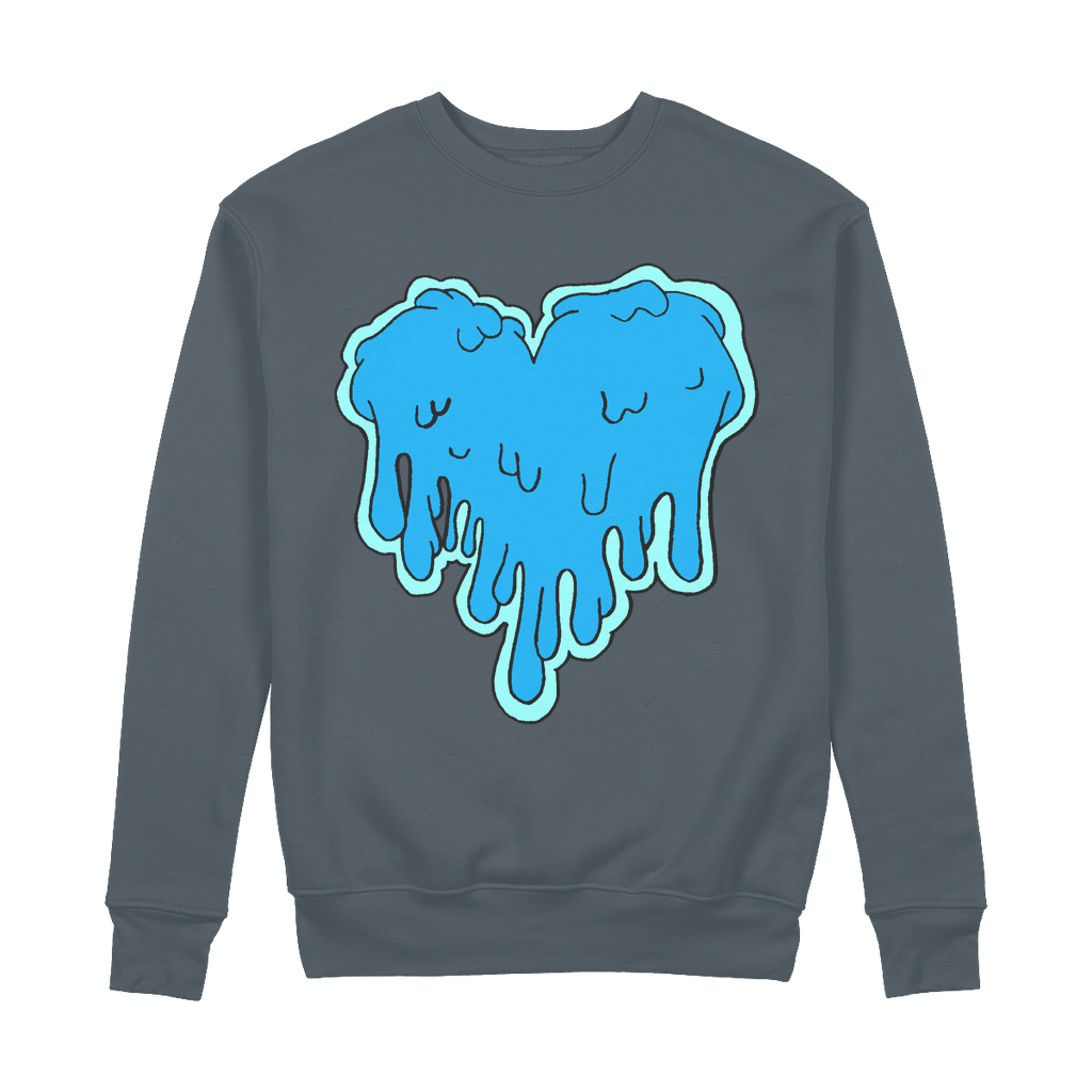benzo heart 100% Organic Cotton Sweatshirt