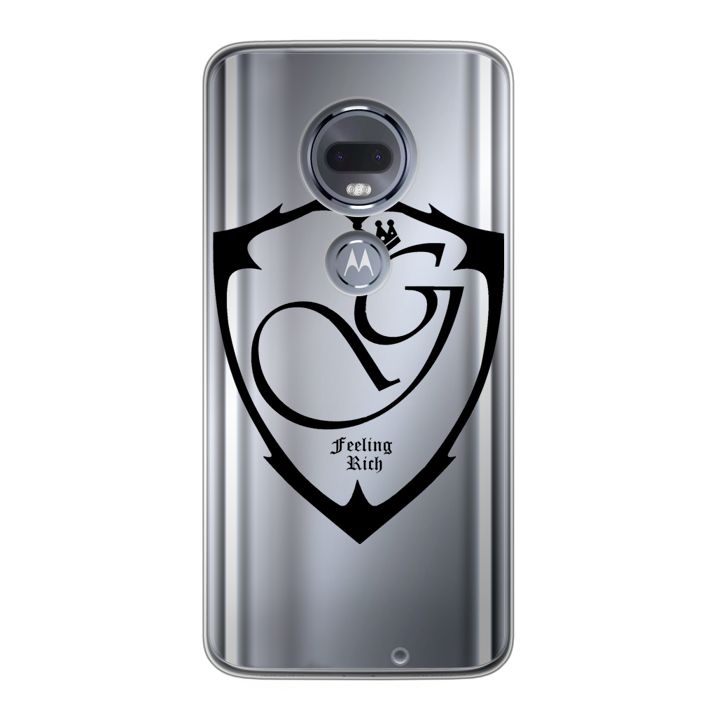 Feeling rich Back Printed Transparent Soft Phone Case