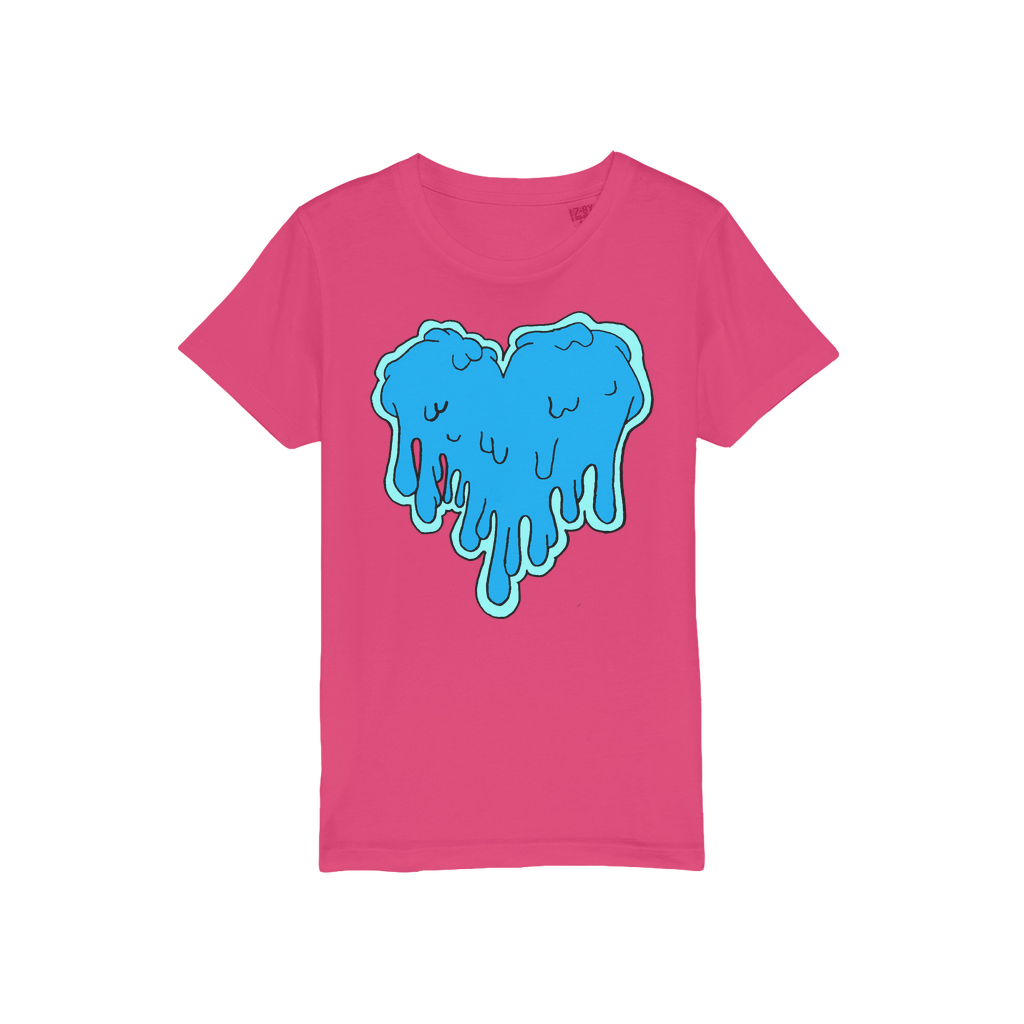 benzo heart Organic Jersey Kids T-Shirt
