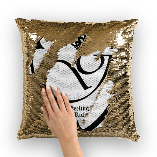 Feeling rich Sequin Cushion Cover