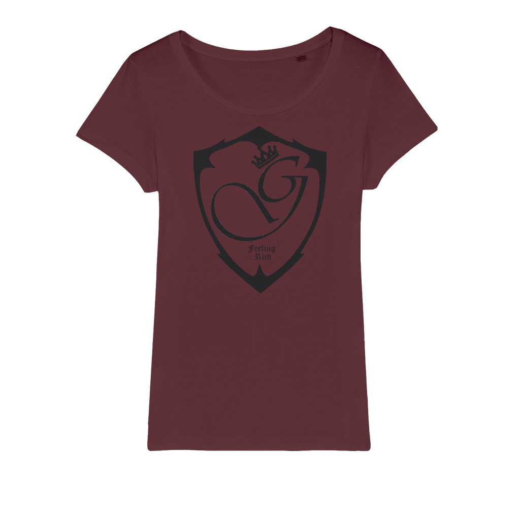 Feeling rich Organic Jersey Womens T-Shirt