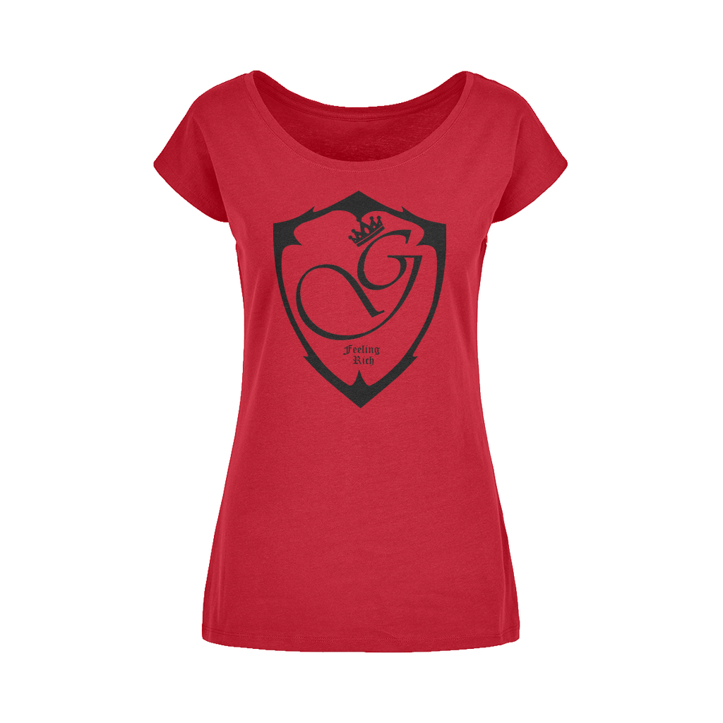 Feeling rich Wide Neck Womens T-Shirt XS-5XL