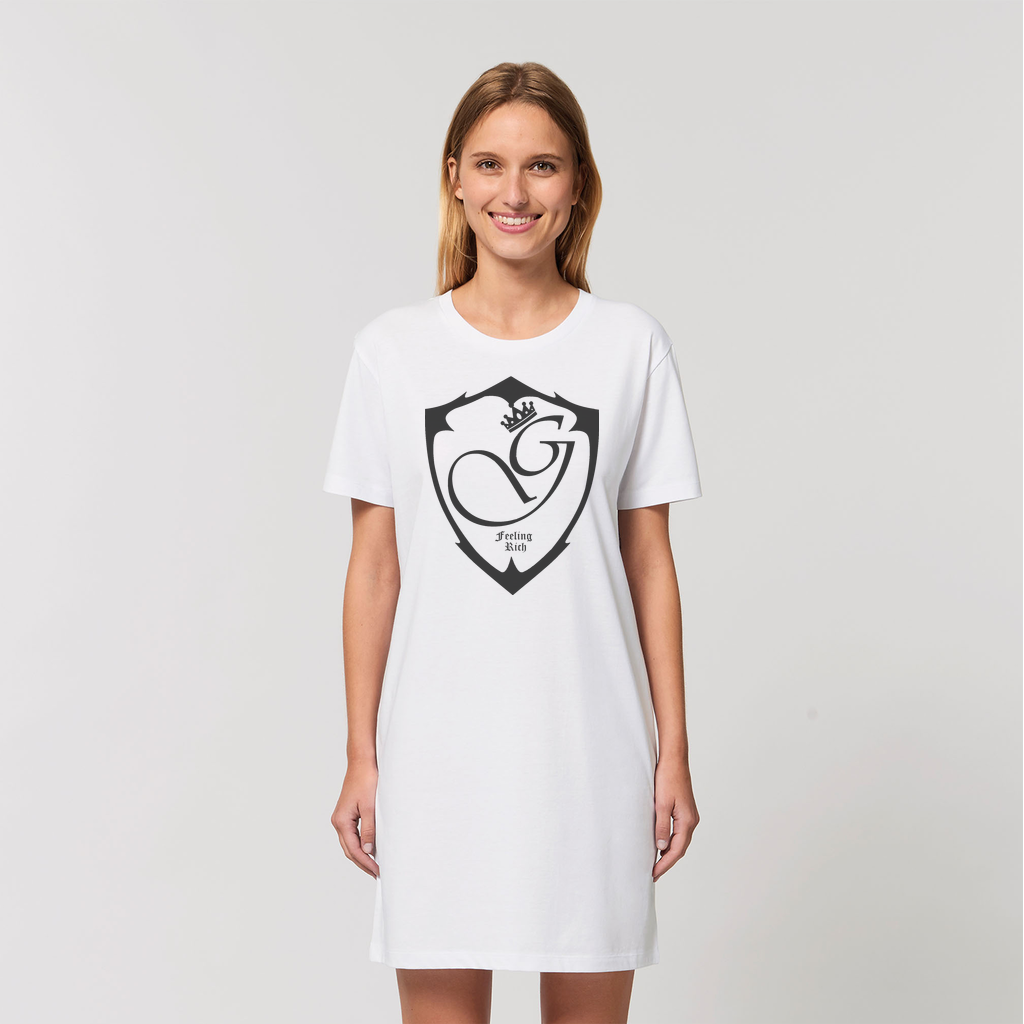 Feeling rich Organic T-Shirt Dress