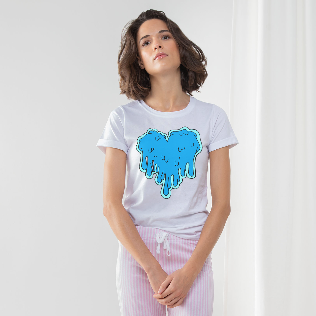 benzo heart Women's Long Pant Pyjama Set
