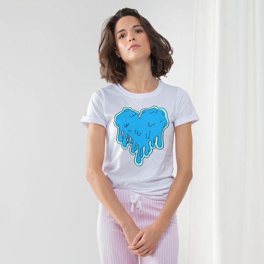 benzo heart Women's Long Pant Pyjama Set