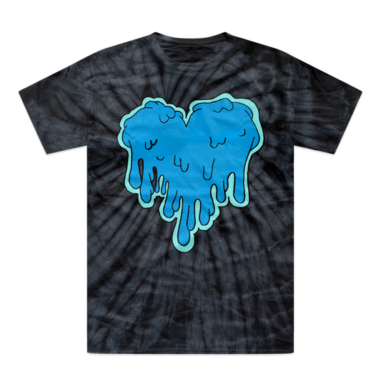 benzo heart Tonal Spider Tie-Dye T-Shirt