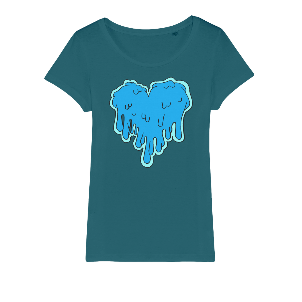 benzo heart Organic Jersey Womens T-Shirt