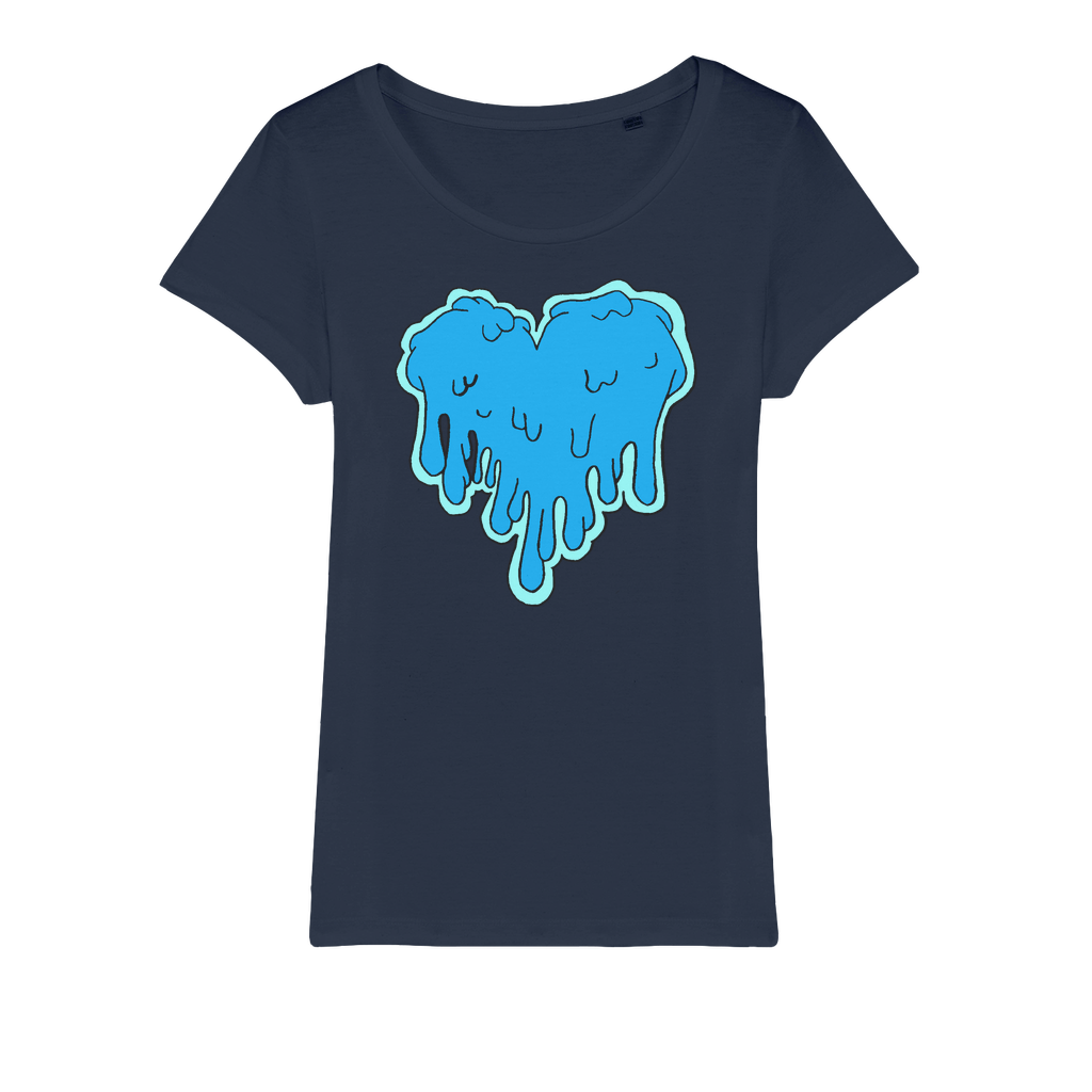 benzo heart Organic Jersey Womens T-Shirt