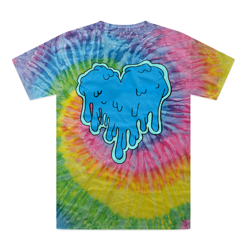 benzo heart Tie-Dye T-Shirt
