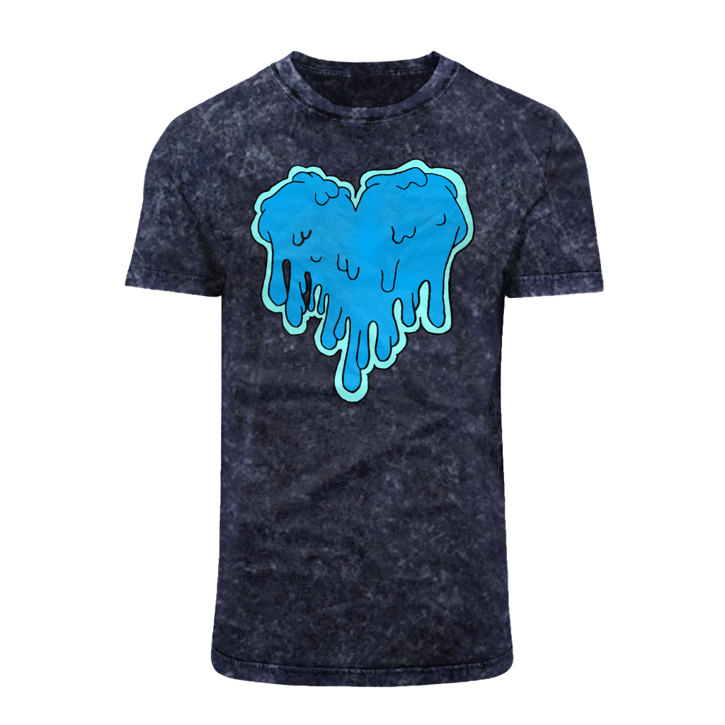 benzo heart Acid Washed T-Shirt