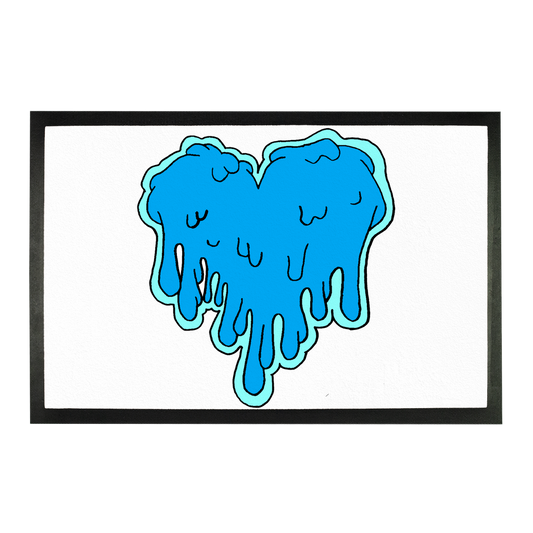 benzo heart Sublimation Doormat