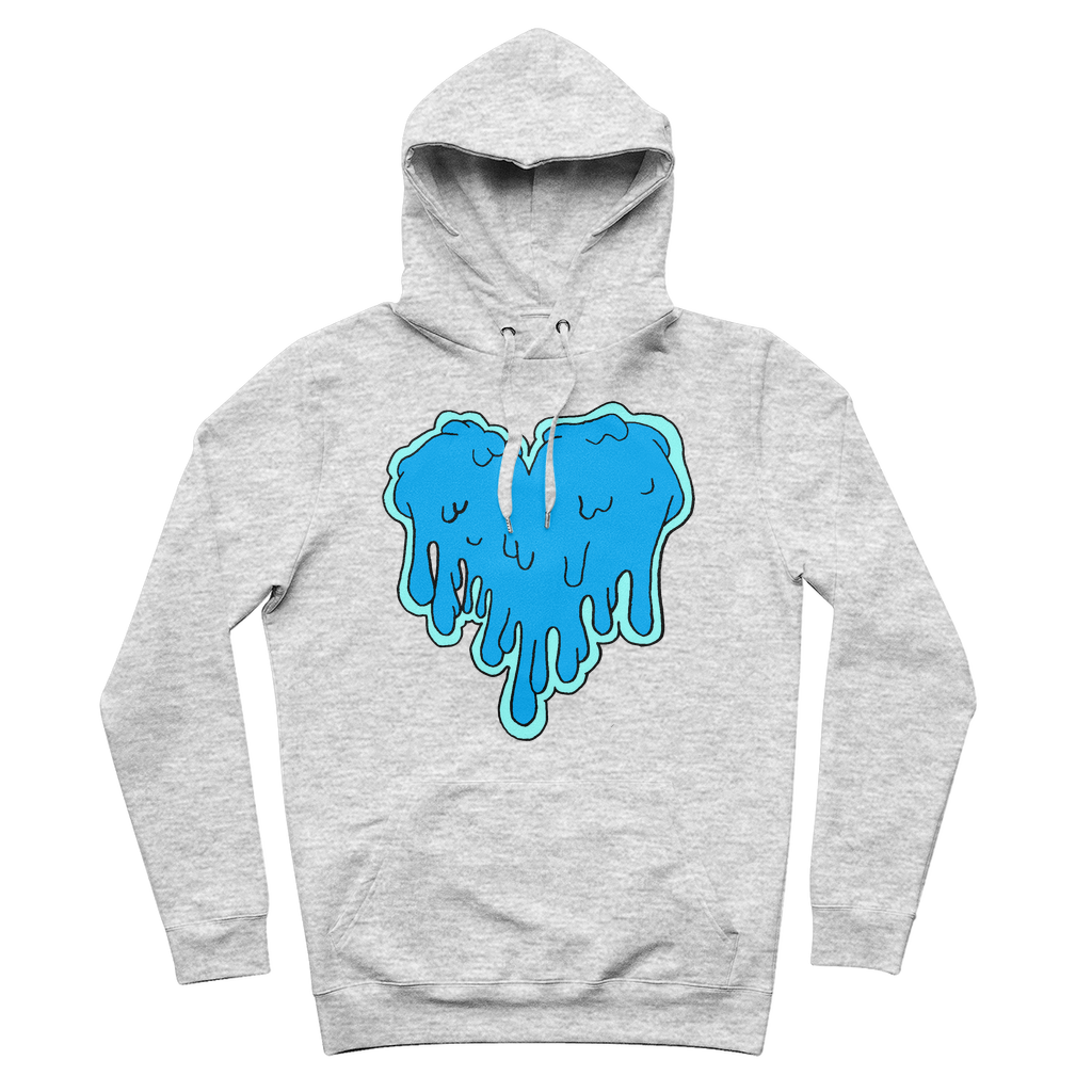 benzo heart 100% Organic Cotton Hoodie