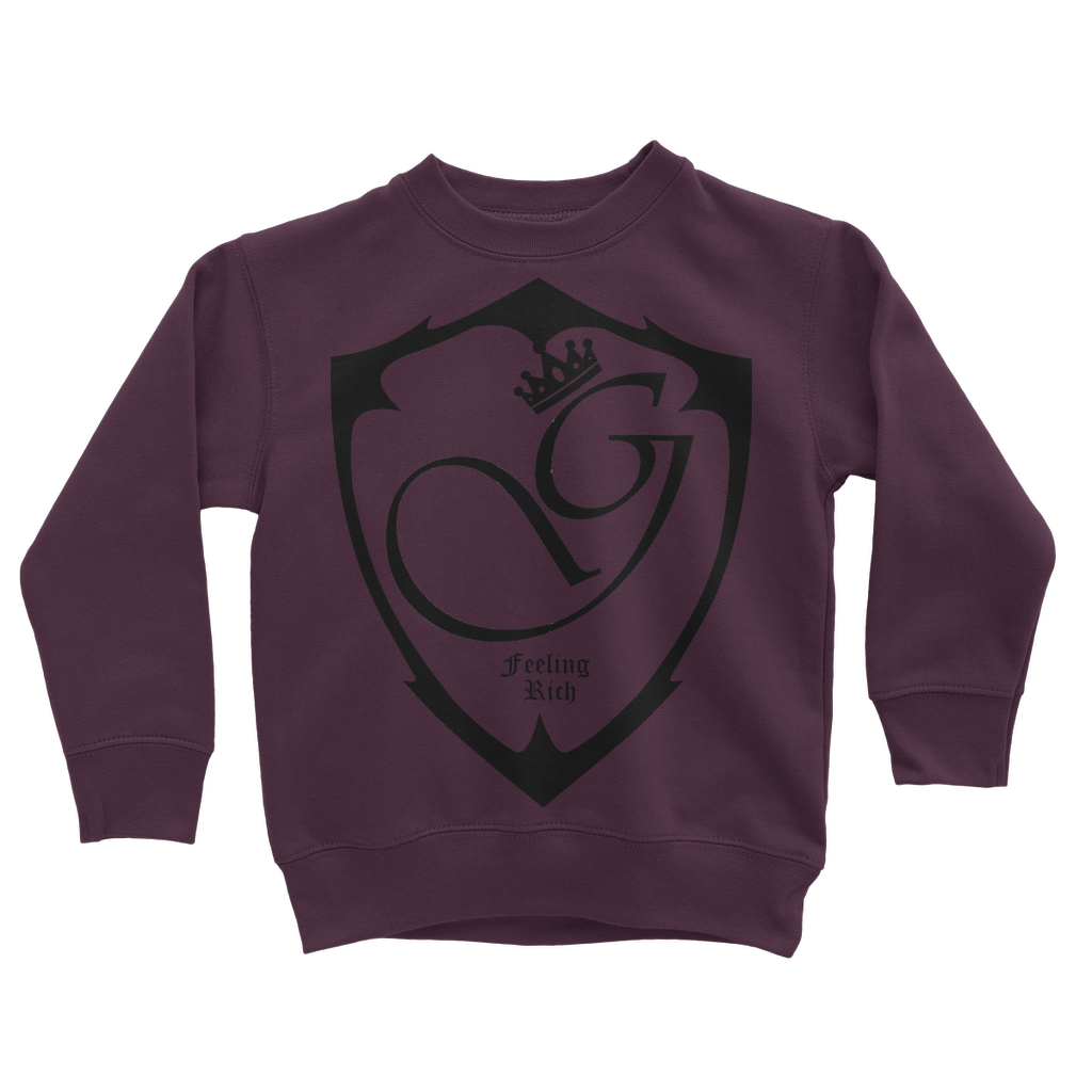 Feeling rich Classic Kids Sweatshirt