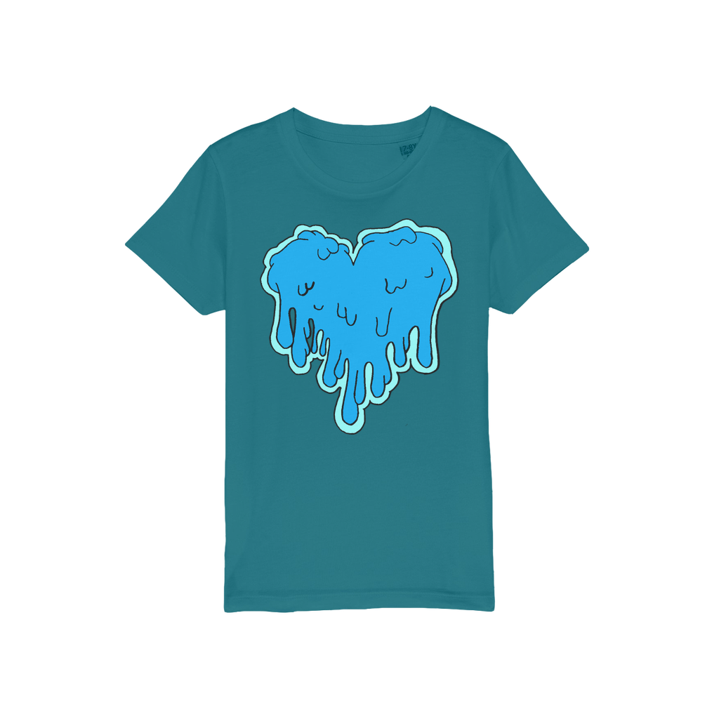benzo heart Organic Jersey Kids T-Shirt