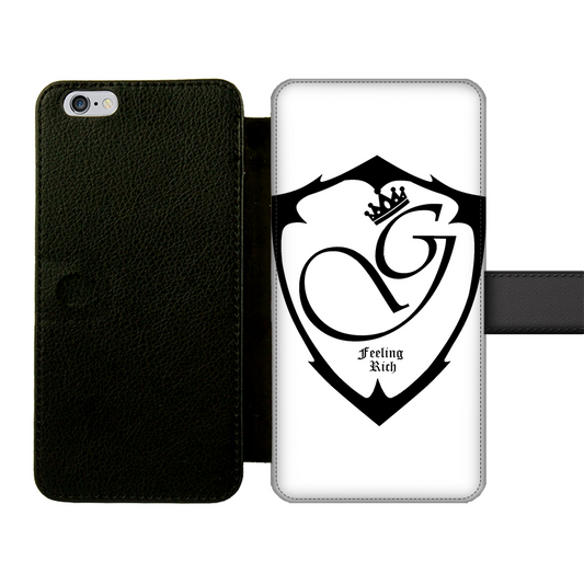 Feeling rich Front Printed Wallet Cases
