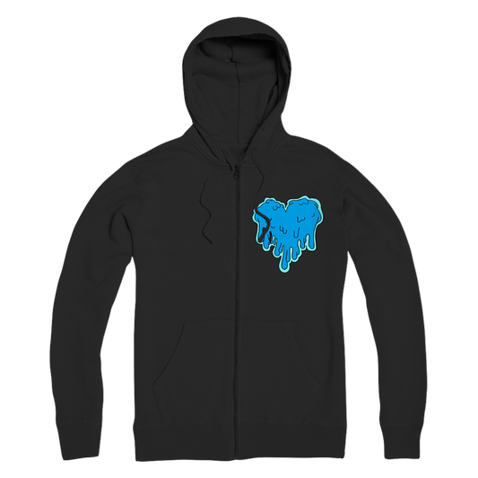 benzo heart Premium Adult Zip Hoodie