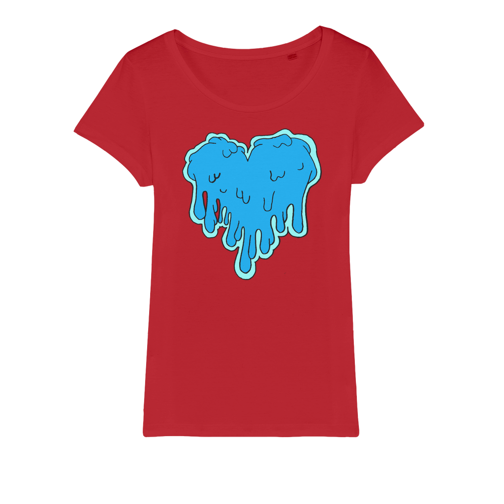 benzo heart Organic Jersey Womens T-Shirt