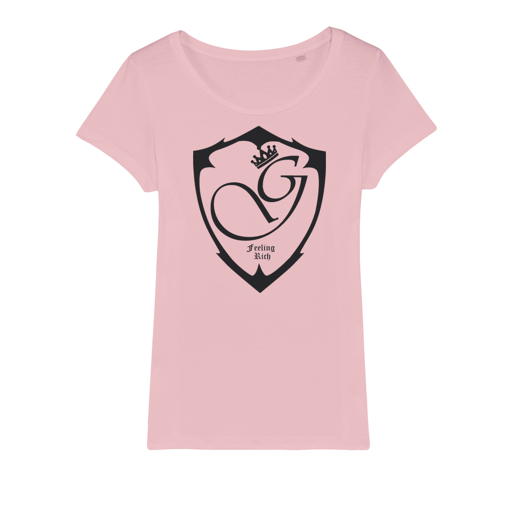 Feeling rich Organic Jersey Womens T-Shirt