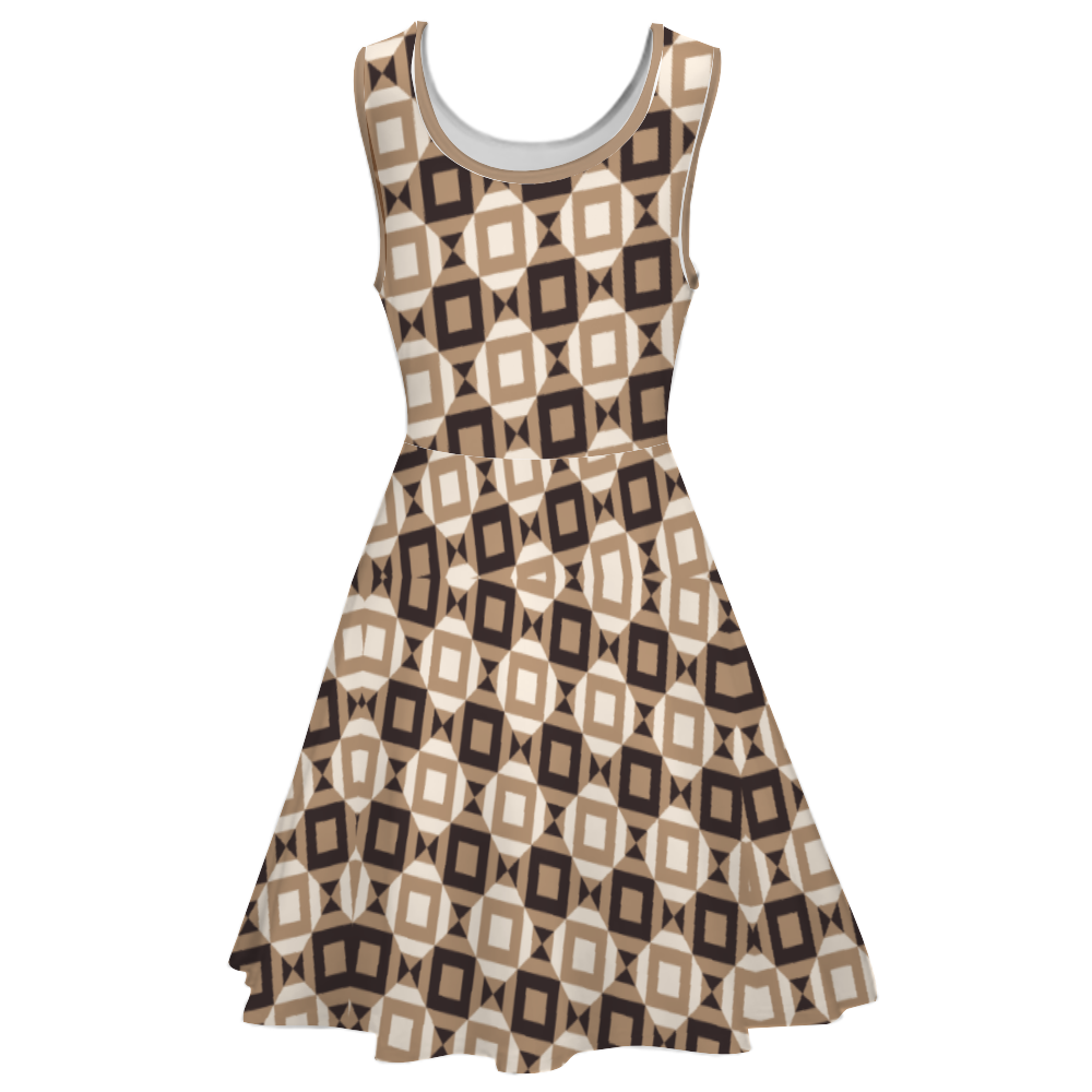 Gorgani Neck Dress Women's Fashion Skirts